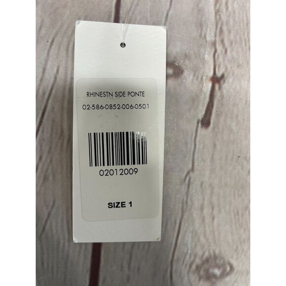 NWT FTF Fashion To Figure Women Pull On Ponte Pants Size 1 Black B327 -27 - Picture 10 of 16